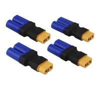 Yunique France 4 Pi Ces Connecteur Adaptateur Femelle Xt60 Vers Mâle Ec5 Pas De Câble Pour Lipo Rc Batterie Femelle Xt60 Vers Femelle Ec5