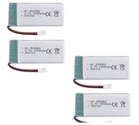 YUNIQUE FRANCE 4 pièces Batterie Lipo rechargeable (3.7v, 1200mAh Lipo) pour Rc Drones Quadcopter Syma X5SC X5SW