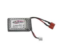 Yunique France 7.4v 1000mah 2s Li-Ion Batterie Avec T Plug Qdj02 Connecteur Pour Q901 Q902 Q903 1/16 Rc Pièces D?Auto-Autre Multicolore