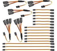 Yunique France Jeu De 20 Câbles D?Extension De Servo Rc - Câble D?Extension Jr, 3 Broches Mâle Vers Femelle, 1 À 2/1 À 3-Autre Multicolore