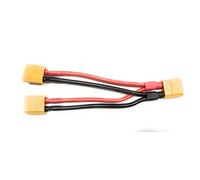 YUNIQUE GREEN-CLEAN-POWER 1 pièce XT60 Plug Connector Cable Adapter for Parallel Battery Connector 14AWG Cable for RC Lipo (1 Female to 2 Female)