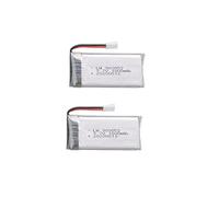 YUNIQUE GREEN-CLEAN-POWER - 2 Pièces Batterie Lipo Rechargeable 3.7V 1800mAh | Compatible avec KY601S, Série SYMA X5, WLtoys K989, Drone | Design élégant, Facile à Installer, Argent