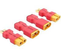 YUNIQUE GREEN-CLEAN-POWER - Adaptateur XT60 vers T-Plug Deans 2 Paires | Connectivité sans Fil pour Drones et Modélisme RC | Compatibilité Universelle | Matériaux Durables