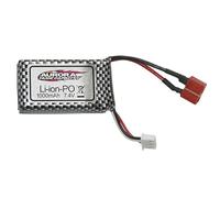 YUNIQUE GREEN-CLEAN-POWER - Batterie Li-ION 7.4V 1000mAh 2S | Connecteur T Plug QDJ02 pour RC | Adaptée pour Xinlehong Q901 Q902 Q903, Argent