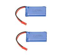 YUNIQUE GREEN-CLEAN-POWER - Batterie Lipo Rechargeable 2 Pièces 3.7V 730mAh pour Drone WLtoys V636 V686 | Adaptée pour Quadricoptère, Haute Capacité | Comprend 2 Batteries, Bleu