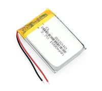 YUNIQUE GREEN-CLEAN-POWER - Batterie Lipo Rechargeable 803040 3.7V 1000mAh | Compatible avec Haut-Parleurs, Bluetooth, GPS, Drone Radiofly Space Kondor | Protection PCM, Jaune