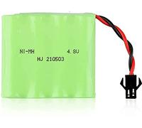 YUNIQUE GREEN-CLEAN-POWER - Batterie Rechargeable Ni-MH 4.8V 1200mAh | Compatible avec Voitures Télécommandées, Radiofly, Drone Space Kondor | Recharge Rapide, Jeu Prolongé, Vert | 55x48x15-84 GR