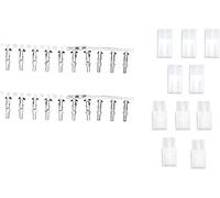 YUNIQUE GREEN-CLEAN-POWER - Connecteur Tamiya Mâle Femelle pour Airsoft Rc Nimh 5 Paires | Adapté pour Batterie Tello DJI, câble d'alimentation 2 Broches | Résistant, Facile à Utiliser, Plastique