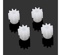 YUNIQUE GREEN-CLEAN-POWER - Ensemble de 4 Engrenages Moteur pour Drones Syma x5C, x5sc, x5sw, x5C-1 | Remplacement Efficace | Matériau Durable, Plastique, Blanc