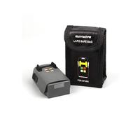 YUNIQUE GREEN-CLEAN-POWER Sac de sécurité Lipo, 1 pièce, matériau Ignifuge et Anti-Explosion, Dimensions 50 x 45 x 80 mm | Idéal pour Batterie DJI Spark RC, 50X45X80, Noir, 50X45X80mm