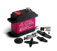 YUNIQUE GREEN-CLEAN-POWER - Servomoteur Numérique DS3240 6V 40KG | Rotation 180° pour Robotique et Modélisme | Engrenages en Aluminium Inoxydable, Voitures et Camions RC