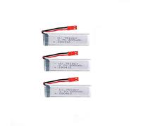 YUNIQUE GREEN-CLEAN-POWER - Set de 3 Batteries LiPo 3.7V 600mAh pour Drones RC | Compatibles avec UDI U817, WLtoys V959, V222 et d'autres modèles | Performances de Vol | mm 65X17X8 - GR 17,5