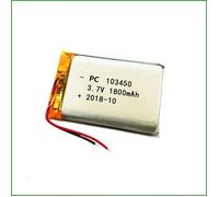 Yunique Italia 1 Pièce Batterie Lipo Rechargeable 103450 (3.7v, 1800mah Lipo) Pour Casque Bluetooth, Montre Intelligente-Autre Multicolore