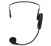 Yunir 1 à 2 Micro-Casques, Microphone sans Fil UHF Professionnel, 6 Heures de Travail pour L'Artiste de scène, Le Guide Touristique, l'enseignant, Le Formateur, etc.