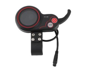 Yunir Accélérateur au Pouce, Panneau de Commande Manuel de Compteur de Vitesse Universel 2 en 1, avec Interface de Connecteur à 6 Broches, pour Vélo et Scooter électrique (48V)