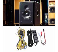 Yunir Pioneer TS WX130DA Câble de contrôle de haut-parleur stéréo pour caisson de basses de voiture, qualité sonore améliorée, kit adaptateur d'interface de rechange stéréo, réglage de la fréquence et