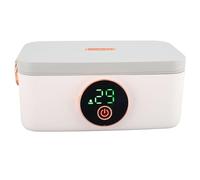 Yunir Réchauffeur de Nourriture de Boîte à Déjeuner électrique, Boîte à Déjeuner Chauffée Portative de capacité de 60 W 1 L avec le Récipient en Acier Inoxydable 304 pour L'école de