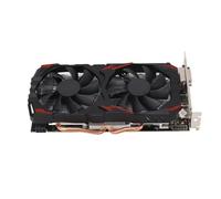 Yunir RX 580 8 Go DDR5 256 Bits pour Ordinateur de Jeu, Emplacement PCI Express 3.0 16X, Cartes Graphiques, Carte Graphique Plug and Play Silencieuse avec Deux Ventilateurs pour (580