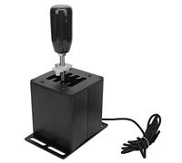 Yunir USB Simulator Shifte, 7 R H Gear Shifter Racing Games, avec Poignée en Fibre de Carbone, pour Volant G29 G27 G25 G920 T300RS GT