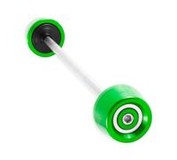 YUNJMYL Protecteurs De Roue De Fourche D'essieu Avant De Moto Curseurs De Collision pour K&awasaki pour Ninja H2 H2r Z H2 2017 2018 2019 2020 Décoration