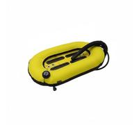 YunJove 1 Pièce Gilet de Plongée en Nylon Imperméable Veste à Ailettes Interface K-ventil Bouée Intégrée Adaptée aux Spécialistes de l'Exploration sous-Marine, Jaune + Noir + Jaune