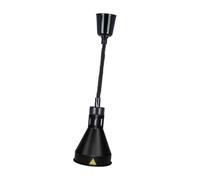 YunJove Lampe Chauffante de Plafond, Lampe Chauffante Extensible pour Buffet, Lampe Alimentaire E27, Lampe Suspendue, Noir