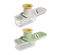 YunJove Râpe Multifonction En 2 Pièces pour Gingembre, Ail, Wasabi, Carottes, Salade