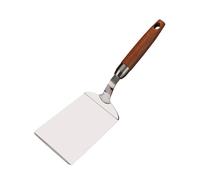 YunJove Spatule Métal Spatule à Hamburger Spatule Gril Spatule à Fromage Surface Polie Bois Ergonomique Facile à Nettoyer pour Cuisine Maison Restaurant 28.5c