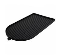 YunJove Tapis Silicone Machine Support de Tasse Protecteur Surface Antiglisse Nettoyage Simple Utilisation Quotidienne pour Machine à Café Convient pour Cuisine Plan de Travail, Noir
