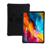 YUNKEPBCBM Coque en Silicone Compatible avec TCL NXTPAPER 14 9491G 14,3 Pouces Tablette, 4 Coins épais, Protection Antichoc, Support(Black)