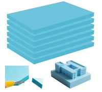 Yunlaishaocer 6 pièces Plaque Polystyrene,Plaque de Mousse Rigide,Polystyrène Extrudé pour Maquettes,Tapis en Mousse pour Modélisation de Paysage,Modèle,Peinture,DIY(30X20X2CM)