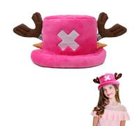 Yunlaishaocer Chapeau de cosplay anime, bonnet chopper, bonnet en peluche, bonnet en peluche mignon pour adultes et enfants (B)