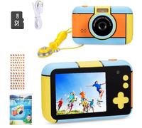 YunLone Appareil Photo pour Enfants, 24MP 1080P FHD Appareil Photo Numérique 2.4" Selfie Apareille Photo Video Caméra avec 32G Carte, Zoom, Cadeaux pour Garçons & Filles de 3 4 5 6 7 8 9 10 11 12 Ans