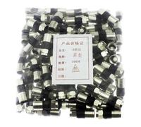 Yunmeryker 100 Connecteurs de Câble TV Britanniques à Tête F Extrudée - Composant Universel