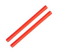 Yunmeryker 2 Pièces Bâton D'Entraînement Boxe MMA pour Réaction Agilité Outil Mousse Résistant Poignée Confortable Adapté à La Boxe Dojo Salle de Sport A, Rouge 60 cm