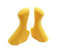 Yunmeryker 2 Pièces Housse Levier Frein Vélo Capuchon Silicone Protection Améliorée Poignée Manchon Ergonomique Convient Aux Amateurs Vélo Route Usage Quotidien, Jaune