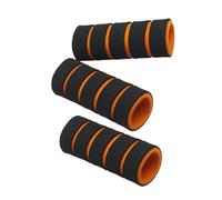 Yunmeryker 3 Pièces Protection Poignée Barre Traction Couverture Mousse Grip Remplacement Utilisation Longue Adaptée à La Maison 'Intérieur, Noir Orange