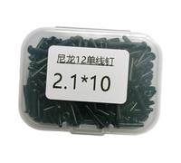 Yunmeryker 380 Pièces Badminton Œillets Raquette Kit Protection Cordage Grommets Tube Nylon Ensemble Réparation et Maintenance pour Rackettes Convient Aux, 2.1 X 10 Mm