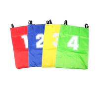 Yunmeryker 4 Pièces Sacs de Course à Poignées Antidérapantes Sacs de Saut Réutilisables pour Enfants et Adultes Jeux Collectifs Activité Physique Amusante Adapté, Sans Bandes Raciales