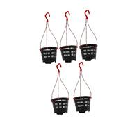 Yunmeryker 5 Pots Suspendus pour Orchidées, Idéaux pour Les Jardins, L'intérieur et L'extérieur.
