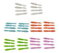 Yunmeryker 8 Pièces Hélices Drone Propeller Ensemble Airscrew Accessoire Installation Simple Plastique Léger Équilibré Adapté pour Drone Amélioration Domestique