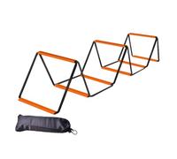 Yunmeryker Agility Ladder pour Formation de Footwork et Échelle D'Agilité en Acier Carbone Outil D'Entraînement Compact pour Développer La Puissance et L, 8 Grilles avec Sac
