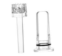 Yunmeryker Aquarium Surface Skimmer Éliminateur Film Huile Régulateur de Débit Tube Entrée Sortie Accessoire Verre pour Aquariums Domestiques Entretien et Décora, 12mm