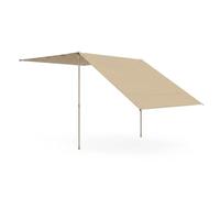Yunmeryker Auvent latéral pour Fourgon et véhicules, Protection Pluie et lumière, imperméable en Polyester Beige, Kaki Noir gommé, Tissu d'ombrage Avant triangul