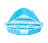 Yunmeryker Bac à Litière pour Lapins, Utilisable Aussi Bien en Cage Qu'en, et Servant également de Toilettes pour Lapins. Fabriqué en Polypropyl, Bleu