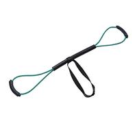 Yunmeryker Bande de Résistance Accessoire D'Entraînement Renforcement Musculaire Poignée Mousse Utilisable pour Exercices Pilate Cardio Squat Shadow, Vert 30 Livres