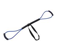 Yunmeryker Bande de Résistance Accessoire D'Entraînement Renforcement Musculaire Poignée Mousse Utilisable pour Exercices Pilate Cardio Squat Shadow, Bleu 25 Livres