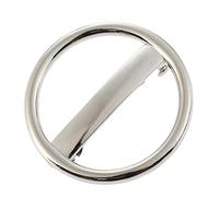 Yunmeryker Barrette à Ressort Métal Accessoire Cheveux Attache Pratique Fermeture Robuste Style Élégant Adapté pour Réception Utilisation Journalière Offrir, argent, 5.8cm