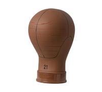 Yunmeryker Bloc Tête Perruque Porte Perruques Mannequin Support Exposition Modèle Cheveux Composite Lignes Gravées Monture Universelle Adapté à Formation Coiffur, 56 cm