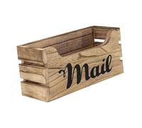 Yunmeryker Boîte Aux Lettres Décorative En Bois, à Poser Ou à Poser, Faite Main, Idéale pour Une